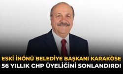 Eski İnönü Belediye Başkanı Karaköse 56 Yıllık CHP Üyeliğini Sonlandırdı