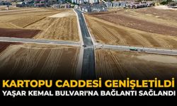 Kartopu Caddesi Genişletildi: Yaşar Kemal Bulvarı'na Bağlantı Sağlandı