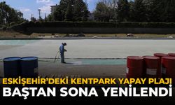 Eskişehir'deki Kentpark Yapay Plajı Baştan Sona Yenilendi