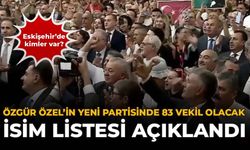 Özgür Özel'in Yeni Partisinde 83 Vekil Olacak: İsim Listesi Açıklandı