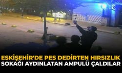Eskişehir'de Pes Dedirten Hırsızlık: Sokağı Aydınlatan Ampulü Çaldılar