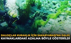 Dalgıçlar Kuraklık İçin Sakaryabaşı'na Daldı: Kaynaklardaki Azalma Böyle Görüntülendi