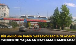 Bir Anlığına Panik Yapsaydı Facia Olacaktı: Tankerde Yaşanan Patlama Kamerada