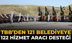 TBB’den 121 Belediyeye 122 Hizmet Aracı Desteği