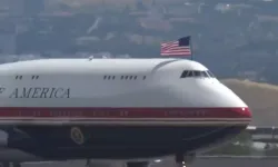 ABD Başkanı Trump Ankara'ya İndi: İşte Yeni Uçağın İlk Görüntüsü