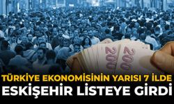 Türkiye Ekonomisinin Yarısı 7 İlde: Eskişehir Listeye Girdi