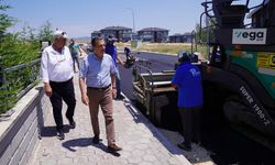 Başkan Ataç, Tepebaşı'ndaki Üstyapı Çalışmalarını Yerinde İnceledi