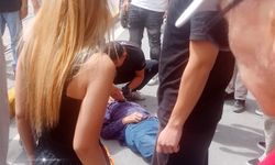 Yaşı Küçük Motosiklet Sürücüsünün Çarptığı Yaya Yaralandı
