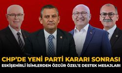CHP'de Yeni Parti Kararı Sonrası Eskişehirli İsimlerden Özgür Özel'e Destek Mesajları