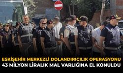 Eskişehir Merkezli Dolandırıcılık Operasyonu: 43 Milyon Liralık Mal Varlığına El Konuldu