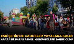 Eskişehir’de Caddeler Yayalara Kaldı: Arabasız Pazar Renkli Görüntülere Sahne Oldu