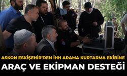 ASKON Eskişehir'den İHH Arama Kurtarma Ekibine Araç ve Ekipman Desteği