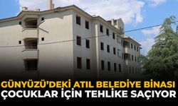 Günyüzü’deki Atıl Belediye Binası Çocuklar İçin Tehlike Saçıyor