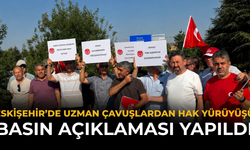 Eskişehir’de Uzman Çavuşlardan Hak Yürüyüşü: Basın Açıklaması Yapıldı