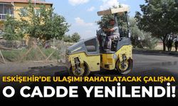 Eskişehir’de Ulaşımı Rahatlatacak Çalışma: O Cadde Yenilendi!