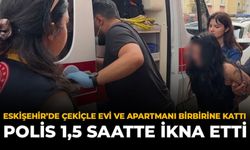 Eskişehir'de Çekiçle Evi Ve Apartmanı Birbirine Kattı: Polis 1,5 Saatte İkna Etti