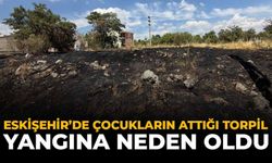 Eskişehir'de Çocukların Attığı Torpil Yangına Neden Oldu
