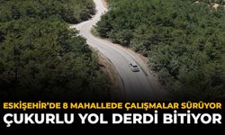 Eskişehir’de 8 Mahallede Çalışmalar Sürüyor: Çukurlu Yol Derdi Bitiyor