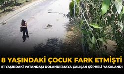 8 Yaşındaki Çocuk Fark Emişti: 81 Yaşındaki Vatandaşı Dolandırmaya Çalışan Şüpheli Yakalandı