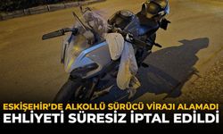 Eskişehir'de Alkollü Sürücü Virajı Alamadı: Ehliyeti Süresiz İptal Edildi