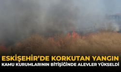 Eskişehir'de Korkutan Yangın: Kamu Kurumlarının Bitişiğinde Alevler Yükseldi!