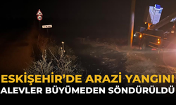 Eskişehir’de Arazi Yangını: Alevler Büyümeden Söndürüldü