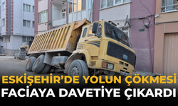 Eskişehir’de Yolun Çökmesi Faciaya Davetiye Çıkardı