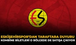 Eskişehirspor'dan Taraftara Duyuru: Kombine Biletleri O Bölge de Satışa Çıkıyor