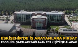 Eskişehir'de İş Arayanlara Fırsat: ESOGÜ Bu Şartları Sağlayan 203 Kişiyi İşe Alacak