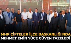 MHP Çifteler İlçe Başkanlığı'nda Mehmet Emin Yüce Güven Tazeledi