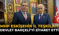 MHP Eskişehir İl Teşkilatı Devlet Bahçeli’yi Ziyaret Etti
