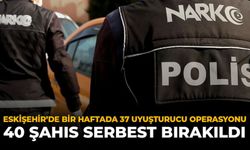 Eskişehir'de Bir Haftada 37 Uyuşturucu Operasyonu: 40 Şahıs Serbest Bırakıldı