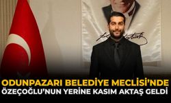 Odunpazarı Belediye Meclisi’nde Özeçoğlu’nun Yerine Kasım Aktaş Geldi