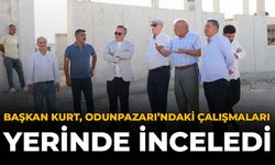 Başkan Kurt, Odunpazarı'ndaki Çalışmaları Yerinde İnceledi