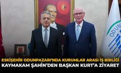Eskişehir Odunpazarı'nda Kurumlar Arası İş Birliği: Kaymakam Şahin'den Başkan Kurt’a Ziyaret