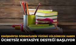 Eskişehir'de Öğrencilerin Yüzünü Güldürecek Haber: Ücretsiz Kırtasiye Desteği Başlıyor