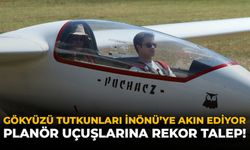 Gökyüzü Tutkunları İnönü'ye Akın Ediyor: Planör Uçuşlarına Rekor Talep!