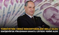 Türkiye'nin Vergi Rekortmenleri Belli Oldu! Eskişehir’de Firuzan Kanatlı Listede Yerini Aldı