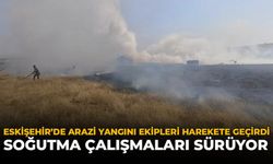 Eskişehir’de Arazi Yangını Ekipleri Harekete Geçirdi: Soğutma Çalışmaları Sürüyor