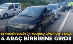 Eskişehir-Bozüyük Yolunda Zincirleme Kaza: 4 Araç Birbirine Girdi