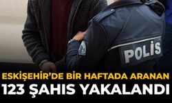 Eskişehir’de Bir Haftada Aranan 123 Şahıs Yakalandı