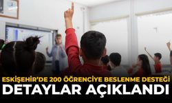 Eskişehir'de 200 Öğrenciye Beslenme Desteği: Detaylar Açıklandı