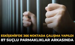 Eskişehir'de 366 Noktada Çalışma Yapıldı! 87 Suçlu Parmaklıklar Arkasında