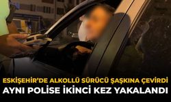 Eskişehir’de Alkollü Sürücü Şaşkına Çevirdi: Aynı Polise İkinci Kez Yakalandı