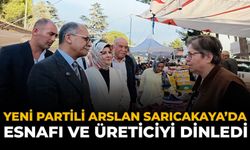 YENİ Partili Arslan Sarıcakaya’da Esnafı Ve Üreticiyi Dinledi