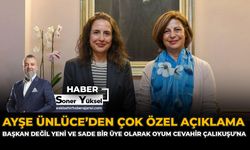 Ayşe Ünlüce’den Çok Özel Açıklama: “Başkan Değil Yeni Ve Sade Bir Üye Olarak Oyum Cevahir Çalıkuşu’na”