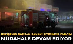 Eskişehir Baksan Sanayi Sitesinde Yangın: Müdahale Devam Ediyor