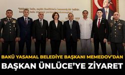 Bakü Yasamal Belediye Başkanı Memedov’dan Başkan Ünlüce'ye Ziyaret