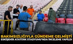 Bakımsızlıkla Gündeme Gelmişti: Eskişehir Atatürk Stadyumu'nda İnceleme Yapıldı