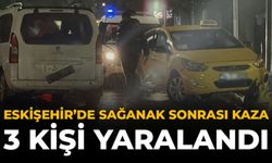 Eskişehir'de Sağanak Sonrası Kaza: 3 Kişi Yaralandı